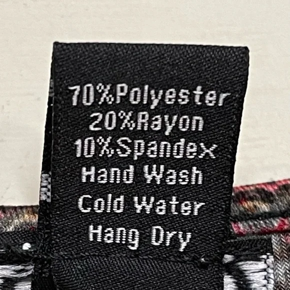 Clara Sun Woo Tunic Mixed Print Abstract Stretch Relaxed Bohemian Artsy Size L - Picture 13 of 14